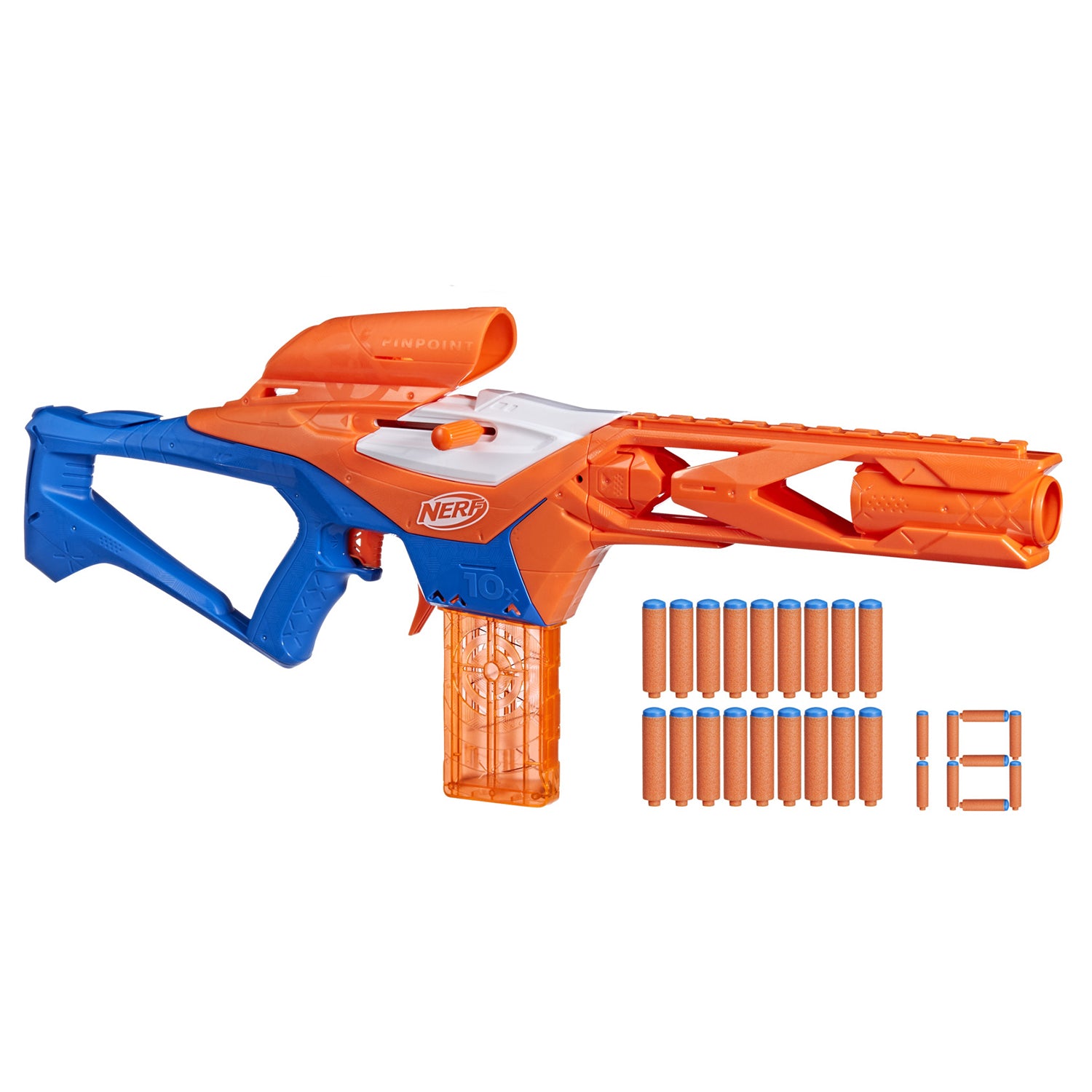 HASBRO - Nerf N Series Pinpoint Blaster con 18 Dardi N1 inclusi